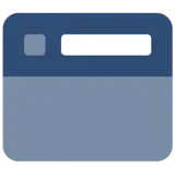 Blauw pictogram dat een webbrowser voorstelt