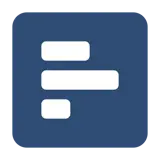 Blauw pictogram dat lijnen weergeeft en Search Engine Optimization betekent